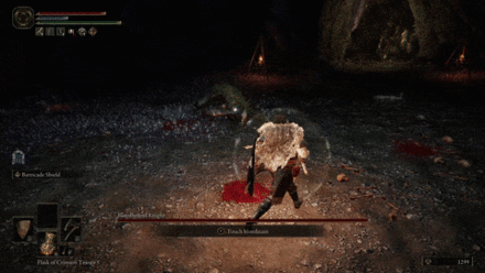 Elden Ring (Bloodhound Knight) - Triple Slash