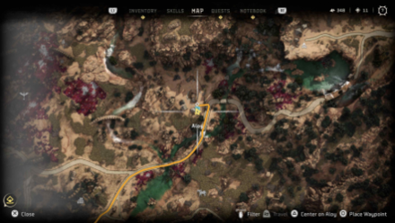 Done with Delving Datapoint Horizon Forbidden West Map