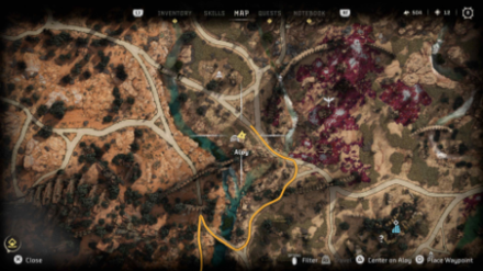 Blast From the Past Datapoint Horizon Forbidden West Map