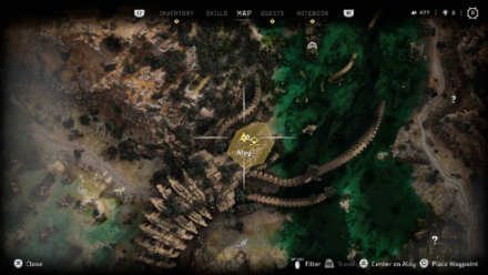 New Home Datapoint Horizon Forbidden West Map