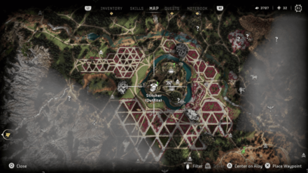 HFW Oseram Wayfarer Map Location