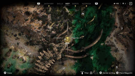 HADES In Hell Datapoint Horizon Forbidden West Map