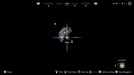 Arrivals Datapoint Horizon Forbidden West Map