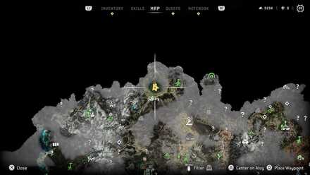 Horizon Forbidden West - Greenshine Location