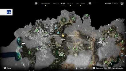 Horizon Forbidden West - Greenshine Location