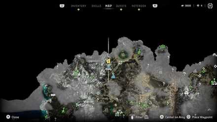 Horizon Forbidden West - Greenshine Location