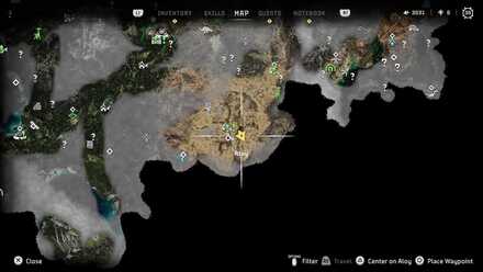 Horizon Forbidden West - Greenshine Location