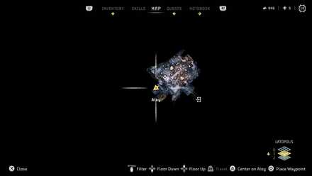 Travis and Elisabet Datapoint Horizon Forbidden West Map