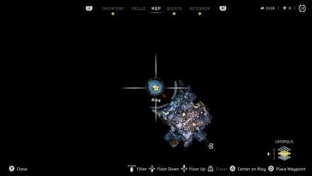 Testing Log Datapoint Horizon Forbidden West Map