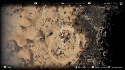 Eye on the Prize Datapoint Horizon Forbidden West Map