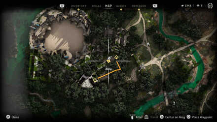 Black Box Exhibit Datapoint Horizon Forbidden West Map