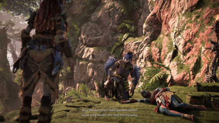 Aloy talking to Ivvira