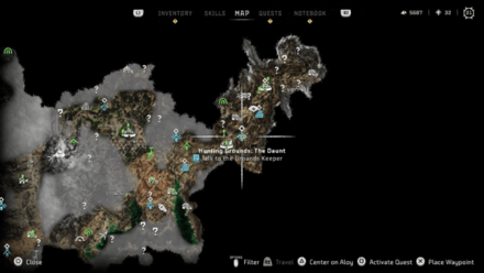 HFW Shock Warrior Bow Map Location