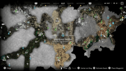 HFW Piercing Sharpshot Bow Map Location