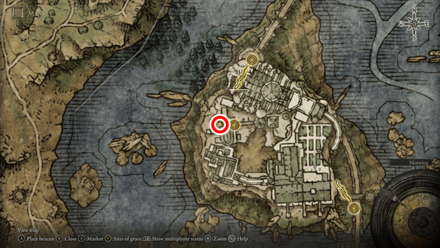 Elden Ring - Church of Cuckoo Rune Arc Map Location