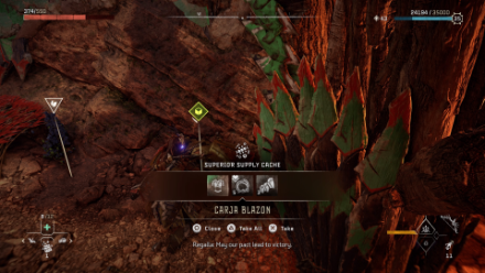 Carja Blazon Cache Location