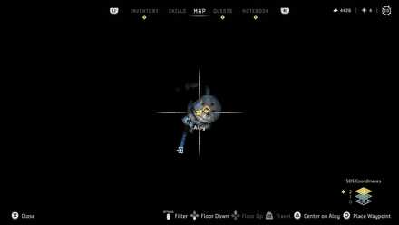 Command Log Datapoint Horizon Forbidden West Map