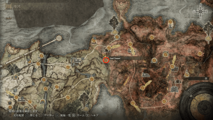 Elden Ring - Magma Wyrm Gael Tunnel Map Location