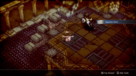 Triangle Strategy - Dropping Enemies