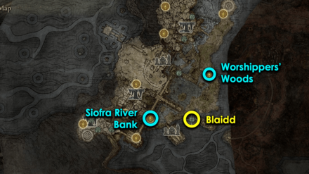Blaidd the Half-Wolf - Map Location 3