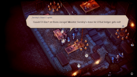 Triangle Strategy - Defeating the Guard Captain