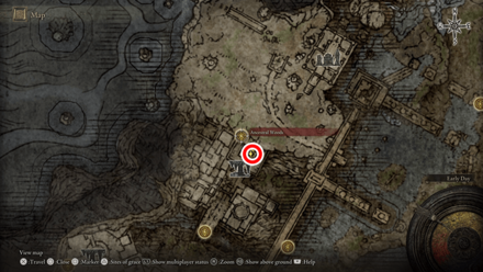 Elden Ring - Fingerslayer Blade Map Location
