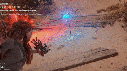 Horizon Forbidden West - Shock and Trap Trial.gif