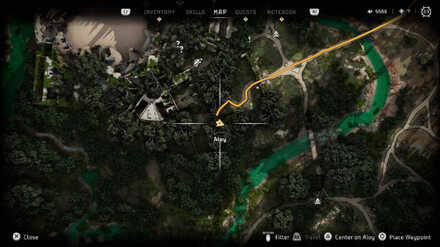 Gold Mountain Datapoint Horizon Forbidden West Map