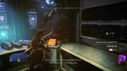 Repair Bay Log Datapoint Horizon Forbidden West