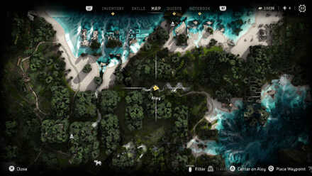 The Lombardment Datapoint Horizon Forbidden West Map