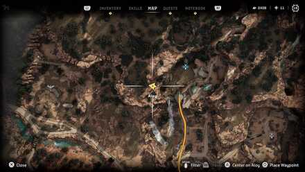 Horizon Forbidden West - Greenshine Location