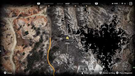 Horizon Forbidden West - Greenshine Location