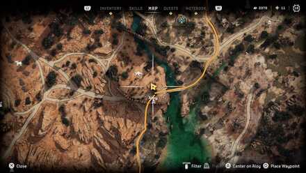 Horizon Forbidden West - Greenshine Location