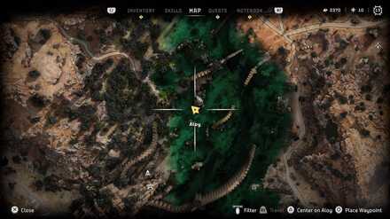 Horizon Forbidden West - Greenshine Location