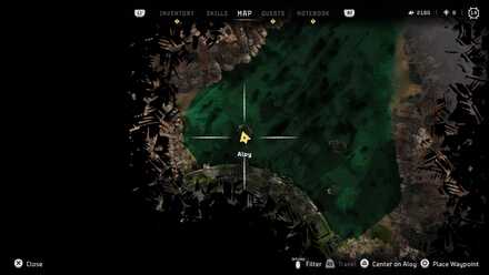 Horizon Forbidden West - Greenshine Location