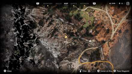 Horizon Forbidden West - Greenshine Location