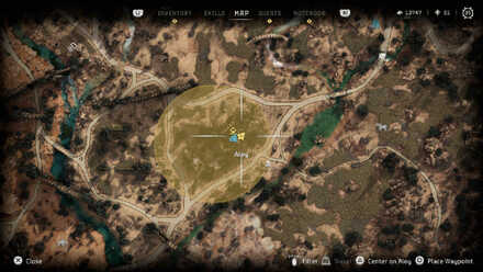 VIP Key! Datapoint Horizon Forbidden West Map