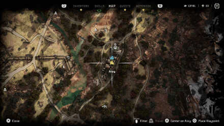 Your Red Permit Code Datapoint Horizon Forbidden West Map