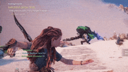 Horizon Forbidden West - Shredder Catch Trial.gif