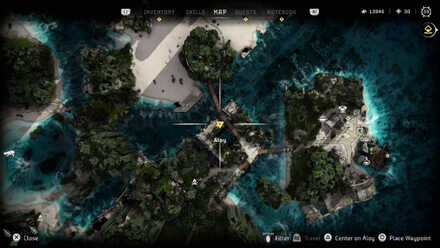 Past Silver Datapoint Horizon Forbidden West Map