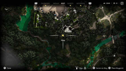 Faraday Exhibit Datapoint Horizon Forbidden West Map