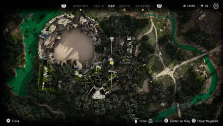 Items for Collection Datapoint Horizon Forbidden West Map