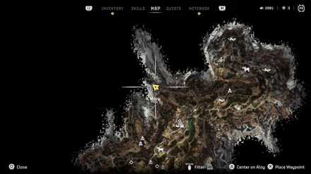 Horizon Forbidden West - Greenshine Location