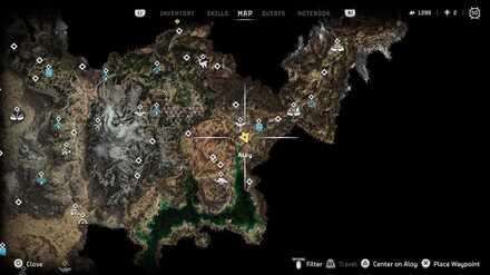 Horizon Forbidden West - Greenshine Location