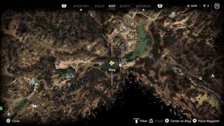 Horizon Forbidden West - Greenshine Location