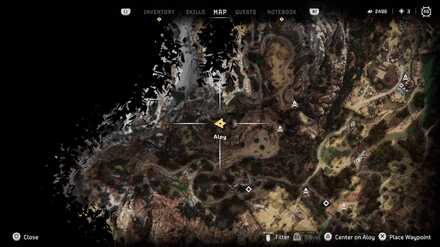 Horizon Forbidden West - Greenshine Location