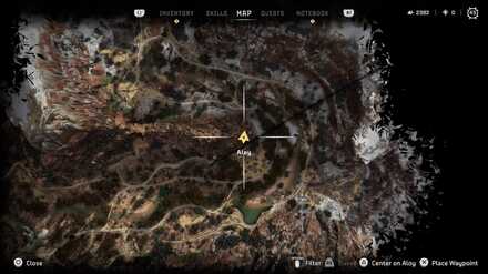 Horizon Forbidden West - Greenshine Location