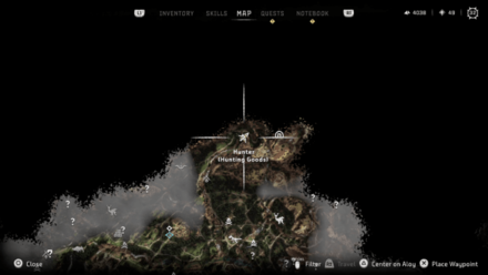 Riverhymn Hunting Goods Map Location