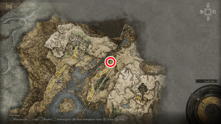 Elden Ring - Rune Arc Bellum Church Map Location
