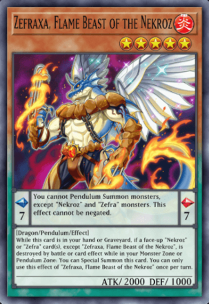 Zefraxa, Flame Beast of the Nekroz
